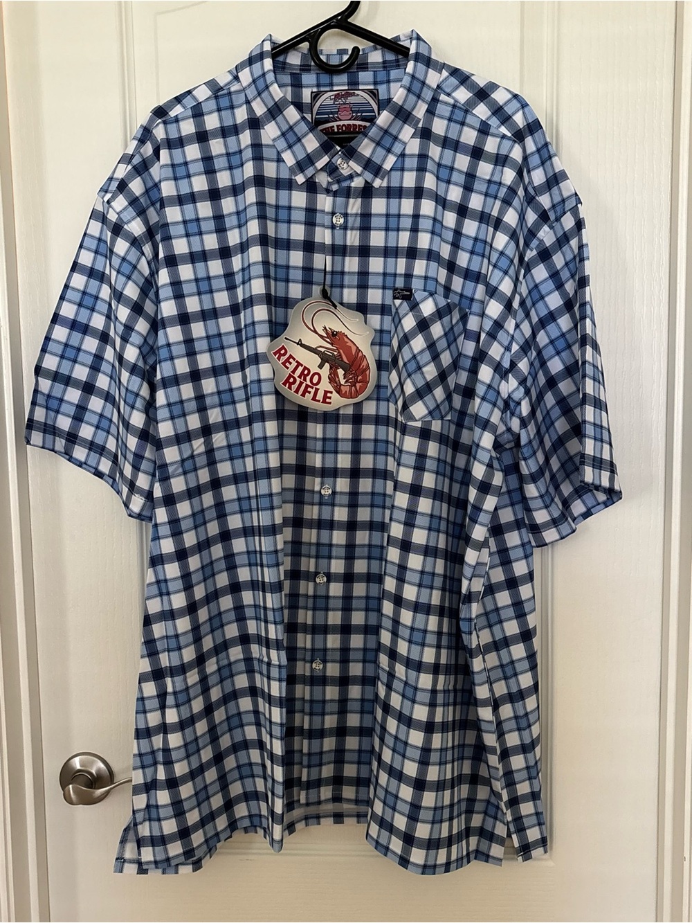 Retro Rifle Forest Button Down - 4XL - Picture 3 of 10